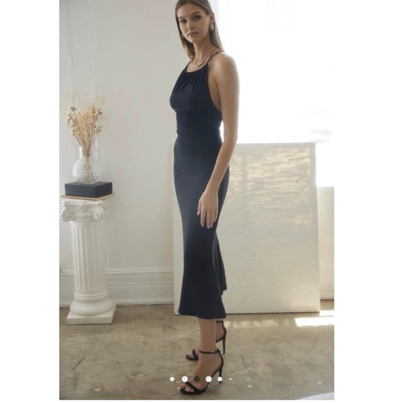 New with tags Black cross cross back dress. - Picture 2 of 2